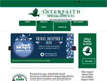 Tablet Screenshot of interfaithsocialservices.org